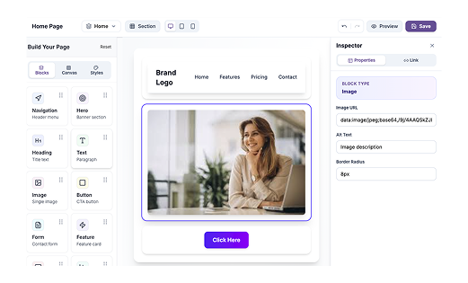 Landing Pages & Lead Collection