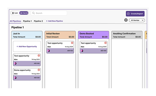 Lead Capture & Organization